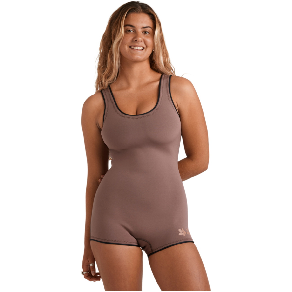 2026 Billabong Womens Josie Wave Walker Mini 1mm Sleeveless Springsuit Wetsuit 24BW193508 - Kona